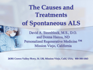 Primary Cause of ALS