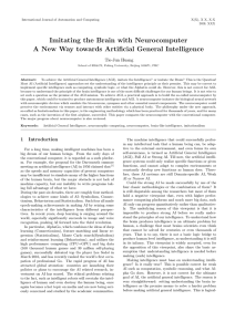 Imitating the Brain with Neurocomputer A New Way towards Artificial