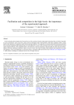 Facilitation and competition in the high Arctic: the importance of the