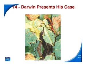 14 - Darwin Presents His Case