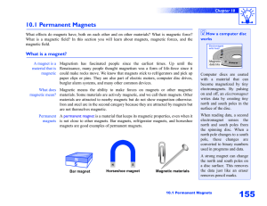 10.1 Permanent Magnets