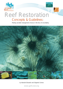 Reef Restoration - Newcastle University