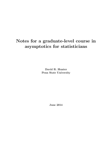 Notes for a graduate-level course in asymptotics