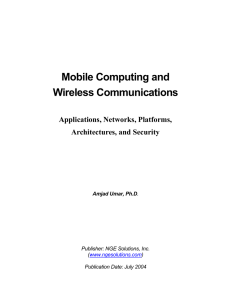 Mobile Computing and Wireless Communications Applications