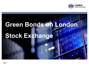 Green Bonds on London Stock Exchange presentation