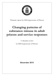 Changing patterns of substance misuse in adult prisons
