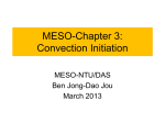 MESO-Chapter 3: Convection Initiation