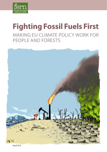 Fighting Fossil Fuels First