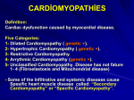 Cardiomyopaties