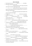 P1 revision fact sheet missing words