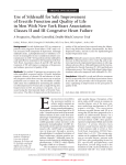 Use of Sildenafil for Safe Improvement of Erectile Function