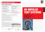HIGH-VOLTAGE IMPULSE TEST SYSTEMS