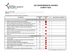 ASC Environmental Rounds Survey Tool