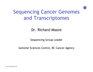 Sequencing Cancer Genomes and Transcriptomes
