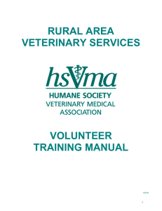 the HSVMA-RAVS Volunteer Training Manual here.