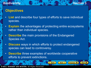 Biodiversity Section 3