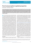 From local perception to global perspective