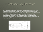 Cathode Ray Research - ND