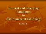 Current Paradigms in Environmental Toxicology