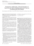 Prospective, Multicenter, Clinical Evaluation of