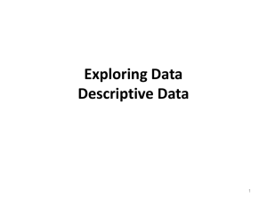 Describing the Spread of Quantitative Data