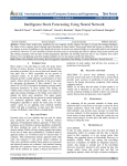 Intelligence Stock Forecasting Using Neural Network