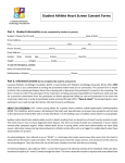 Student Athlete Heart Screen Consent Forms