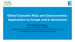 Global Economic Risks and Geoeconomics