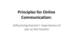 Principles for Online Communication