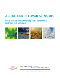 a guidebook on climate scenarios