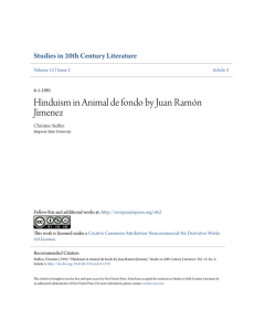 Hinduism in Animal de fondo by Juan Ramón