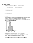 Statistics Quiz Review Worksheet with Solutions
