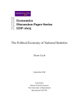 The Political Economy of National Statistics - Name
