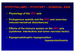Hypothalamo - pituitary