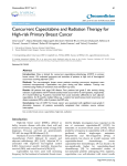 Oncomedicine Concurrent Capecitabine and Radiation Therapy for
