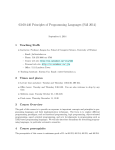 03-60-440 Principles of Programming Languages