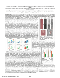 Precise ex-vivo histological validation of heightened