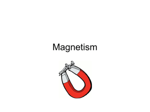 Magnetism - Physics: 1(AE) 2(B,D)