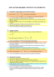 advanced higher content statements