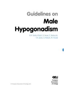 Male Hypogonadism - European Association of Urology
