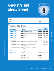 Geometry and Measurement