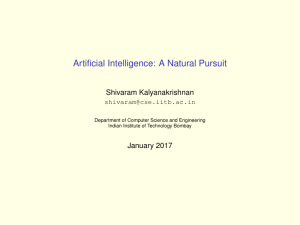 Artificial Intelligence: A Natural Pursuit