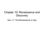 Chapter 10: Renaissance and Discovery