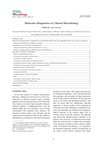 Molecular Diagnostics in Clinical Microbiology
