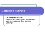 Corrosion Training – design part 1