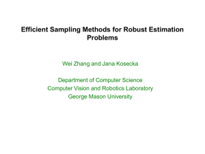 Robust Estimation Problems in Computer Vision