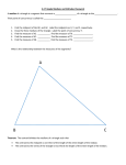 5.4 Triangle Medians and Altitudes Classwork A median of a triangle