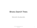 Binary Search Trees