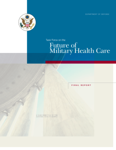Future of Military Health Care - National Association for Uniformed