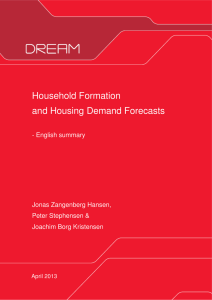 Household Formation and Housing Demand Forecasts